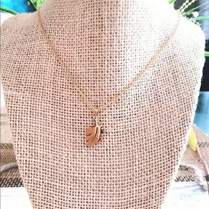 Dainty Leaf necklace set